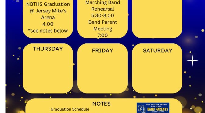 Weekly Schedule
