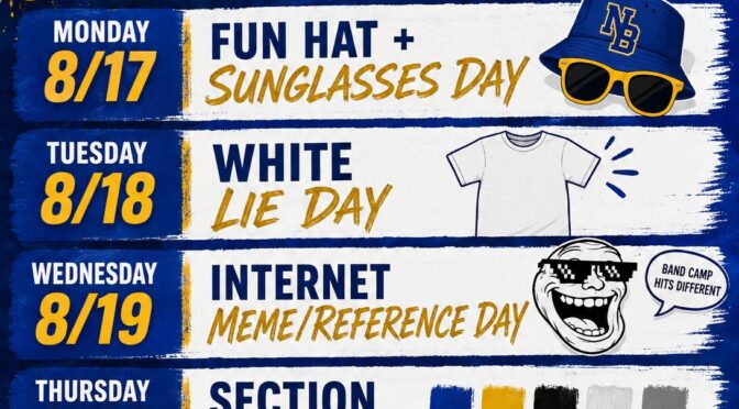 Band Camp Spirit Days